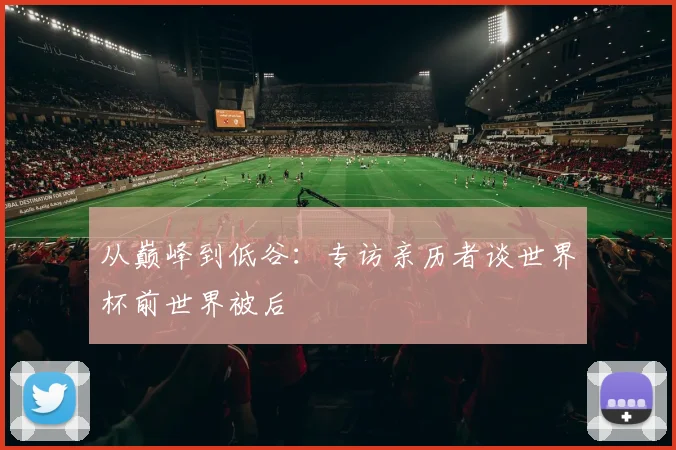 从巅峰到低谷：专访亲历者谈世界杯前世界被后